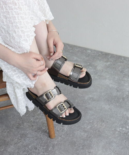 PLAKTON（プラクトン）の「【PLAKTON/プラクトン】2ベルトラグソールサンダル（サンダル・レディース・チャコールグレー/ブラック・36/37）」の10枚目の写真