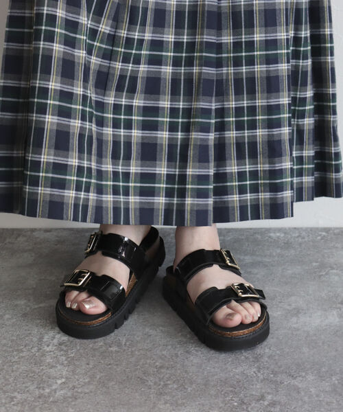 PLAKTON（プラクトン）の「【PLAKTON/プラクトン】2ベルトラグソールサンダル（サンダル・レディース・チャコールグレー/ブラック・36/37）」の11枚目の写真