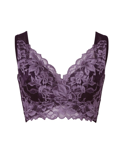 BRADELIS NEWYORK（ブラデリスニューヨーク）の「ハートフルカップカシュクールブラ23  ブラデリス 補正下着 補整 ブラレット（ブラジャー・レディース・ブラック/ダークパープル/ピンクベージュ/ライラック/グレイッシュベージュ/コーラル/ベージュ系・S/M/L/LL/3L/4L/5L）」の20枚目の写真