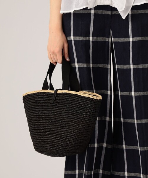 MAISON N.H PARIS（メゾンエヌアッシュパリ）の「MAISON N.H PARIS CARLA GRAND トートバッグ（かごバッグ・レディース・ブラック系その他・FREE）」の2枚目の写真