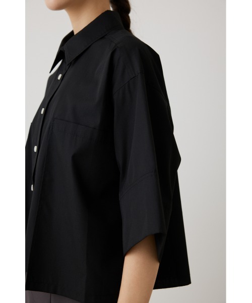 crie conforto（クリーコンフォルト）の「クロップドシャツ（シャツ/ブラウス・レディース・ライトブルー/ブラック/オフホワイト・FREE）」の17枚目の写真