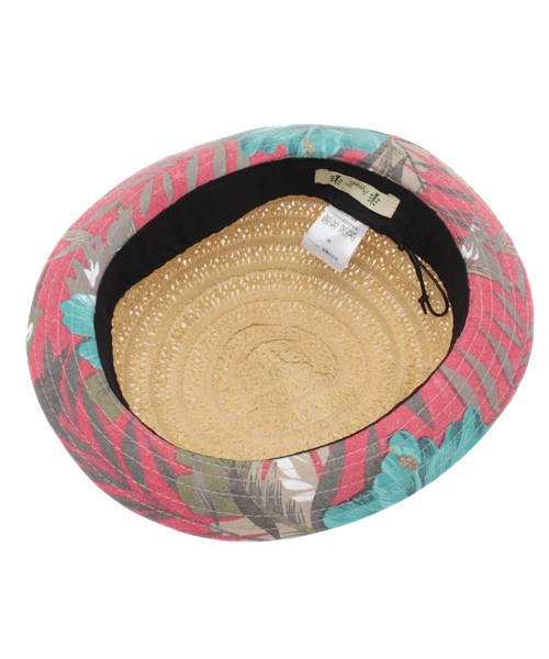 チャイハネ（チャイハネ）の「【チャイハネ】トロピカルペーパーハット（ハット・レディース・イエロー/レッド・FREE）」の4枚目の写真