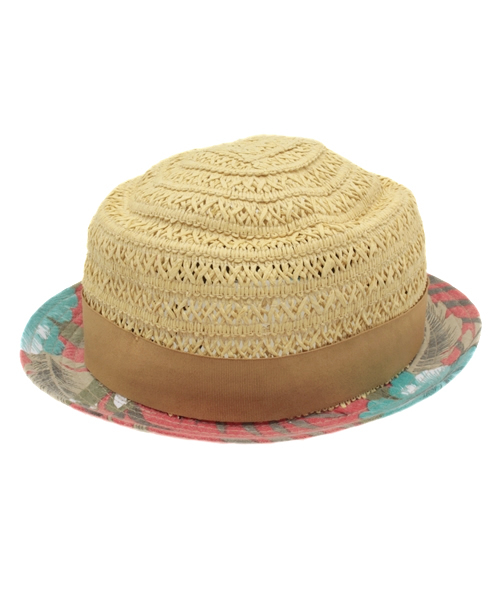 チャイハネ（チャイハネ）の「【チャイハネ】トロピカルペーパーハット（ハット・レディース・イエロー/レッド・FREE）」の7枚目の写真