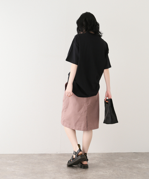 Carhartt WIP（カーハートダブリューアイピー）の「【CARHARTT WIP/カーハート ダブリューアイピー】S/S ARCHIVE GIRL T-SHIRT（Tシャツ/カットソー・レディース・ホワイト/ブラック・SMALL）」の8枚目の写真