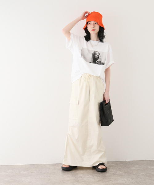 Carhartt WIP（カーハートダブリューアイピー）の「【CARHARTT WIP/カーハート ダブリューアイピー】S/S ARCHIVE GIRL T-SHIRT（Tシャツ/カットソー・レディース・ホワイト/ブラック・SMALL）」の21枚目の写真