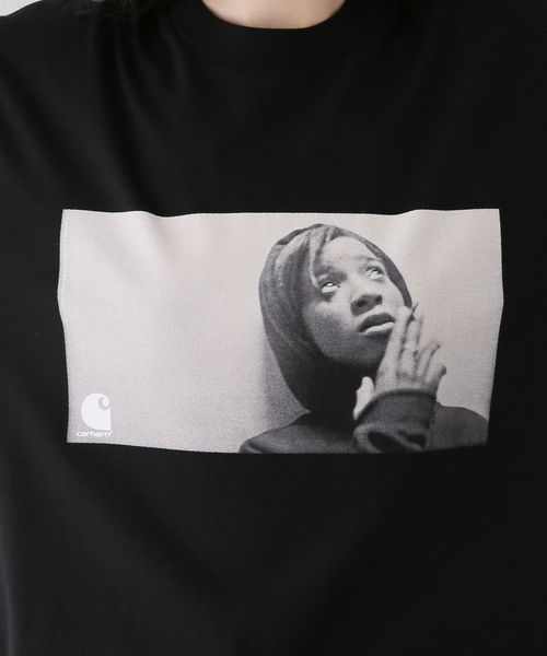 Carhartt WIP（カーハートダブリューアイピー）の「【CARHARTT WIP/カーハート ダブリューアイピー】S/S ARCHIVE GIRL T-SHIRT（Tシャツ/カットソー・レディース・ホワイト/ブラック・SMALL）」の17枚目の写真