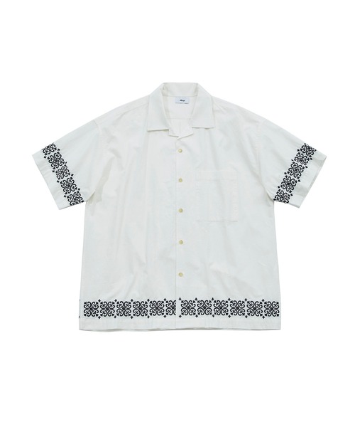ALLEGE（アレッジ）の「Stitch S/S Shirt（シャツ/ブラウス・メンズ・ホワイト/ブラック・2/3）」の2枚目の写真