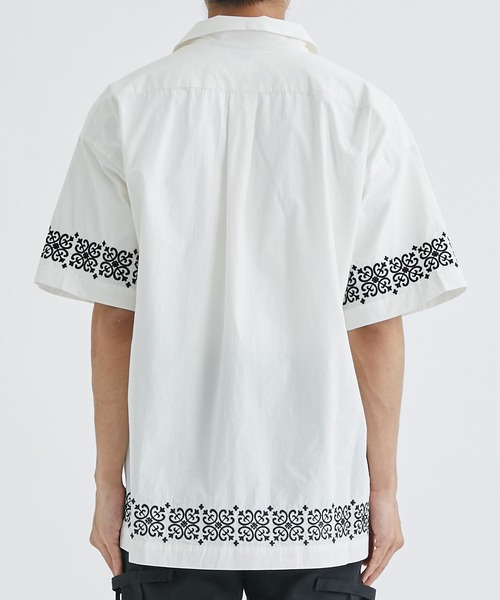 ALLEGE（アレッジ）の「Stitch S/S Shirt（シャツ/ブラウス・メンズ・ホワイト/ブラック・2/3）」の6枚目の写真