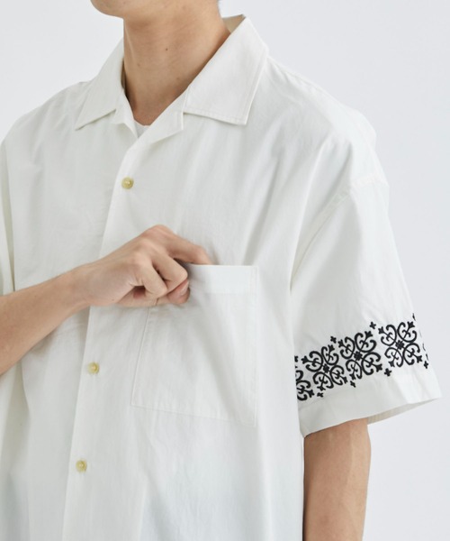 ALLEGE（アレッジ）の「Stitch S/S Shirt（シャツ/ブラウス・メンズ・ホワイト/ブラック・2/3）」の9枚目の写真
