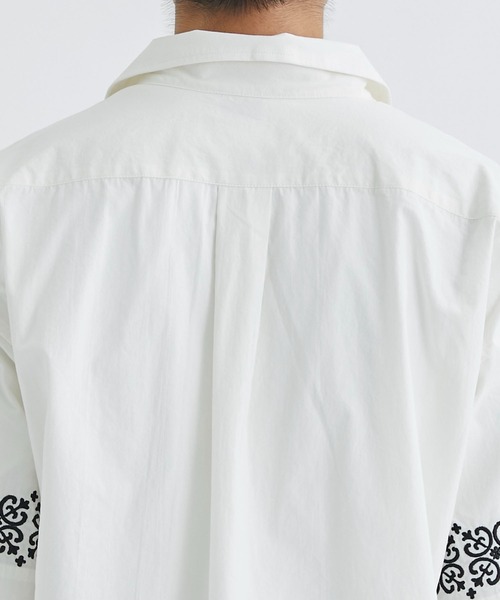 ALLEGE（アレッジ）の「Stitch S/S Shirt（シャツ/ブラウス・メンズ・ホワイト/ブラック・2/3）」の10枚目の写真
