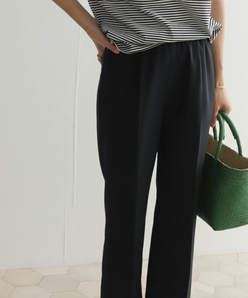 URBAN RESEARCH DOORS(アーバンリサーチドアーズ)の「『セットアップ対応』『UR TECH DRYLUXE』ストレートイージーパンツ(その他パンツ・レディース・ネイビー/ベージュ・MEDIUM)」の20枚目の写真