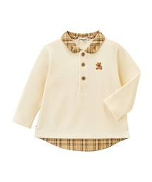MIKI HOUSE | 襟付きミキハウスベア長袖Ｔシャツ(Tシャツ/カットソー)