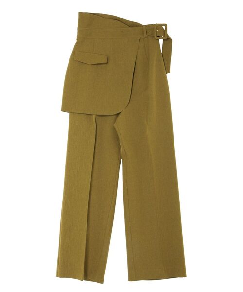 LAGUNAMOON（ラグナムーン）の「アウトポケットベルトストレートパンツ（その他パンツ・レディース・グリーン系その他/ライトブルー/ブラック・SMALL/MEDIUM）」の15枚目の写真