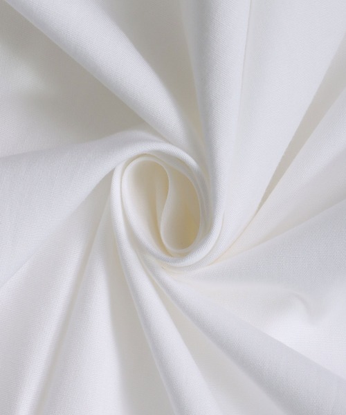 SITRY(シトリー)の「Oversize Drop shoulder Band Collar broadcloth shirt/オーバーサイズ ドロップショルダー バンドカラー ブロード 半袖シャツ(シャツ/ブラウス・メンズ・ブラック/ホワイト×ブルー/ホワイト/ブルーグレー/ブルー系その他/ホワイト×ブラック・M/L)」の10枚目の写真