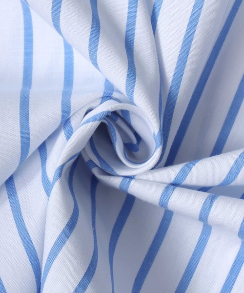SITRY(シトリー)の「Oversize Drop shoulder Band Collar broadcloth shirt/オーバーサイズ ドロップショルダー バンドカラー ブロード 半袖シャツ(シャツ/ブラウス・メンズ・ブラック/ホワイト×ブルー/ホワイト/ブルーグレー/ブルー系その他/ホワイト×ブラック・M/L)」の12枚目の写真