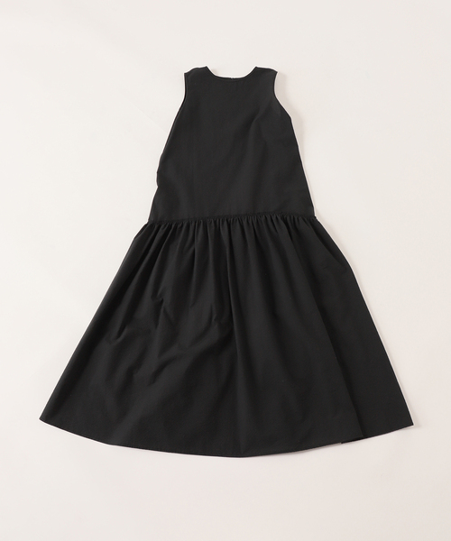 Spick & Span（スピックアンドスパン）の「≪追加≫ノースリティアードサッカーワンピース（ワンピース・レディース・ブラック・FREE）」の5枚目の写真