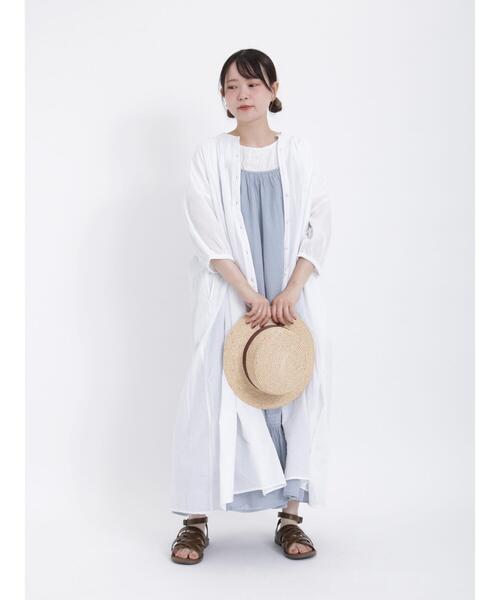 Samansa Mos2（サマンサ モスモス）の「パフ袖レースインナー（Tシャツ/カットソー・レディース・ブラック/ベージュ/オフホワイト・F）」の7枚目の写真