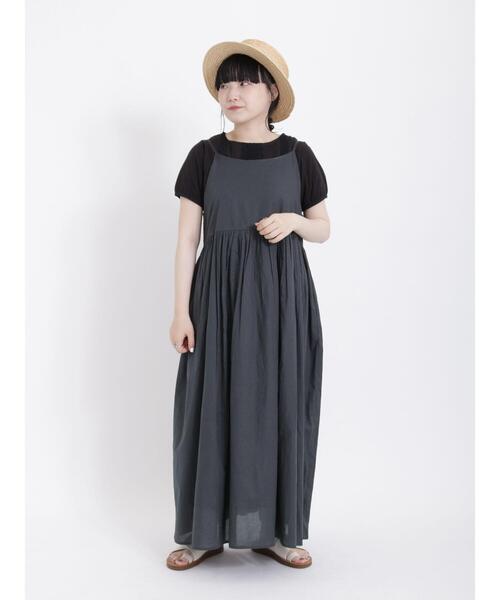 Samansa Mos2（サマンサ モスモス）の「パフ袖レースインナー（Tシャツ/カットソー・レディース・ブラック/ベージュ/オフホワイト・F）」の13枚目の写真