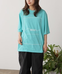 NANGA/ナンガ DRY MIX FRAME LOGO TEE ロゴ 半袖Tシャツ