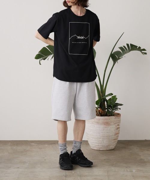 NANGA(ナンガ)の「NANGA/ナンガ DRY MIX FRAME LOGO TEE ロゴ 半袖Tシャツ(Tシャツ/カットソー・メンズ・ホワイト/ブラック/ターコイズブルー・M/XL/L)」の15枚目の写真