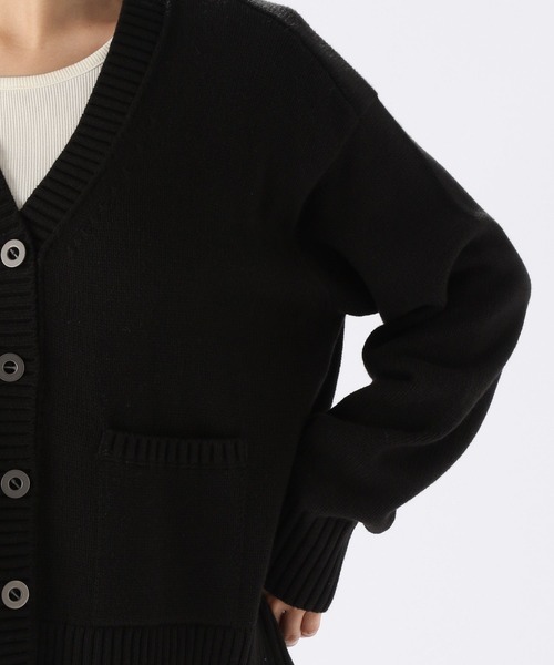 niko and...（ニコアンド）の「洗えるニコミリＶネックカーディガン（カーディガン/ボレロ・レディース・ブラック/レッド/アイボリー/イエロー/カーキ・SHORT/BIG(L)）」の19枚目の写真