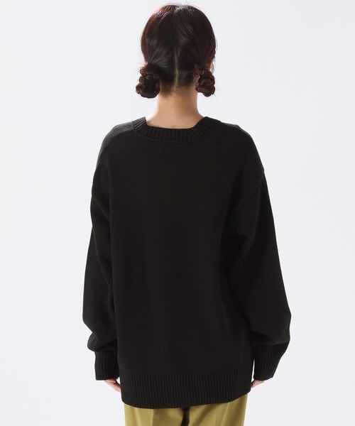 niko and...（ニコアンド）の「洗えるニコミリＶネックカーディガン（カーディガン/ボレロ・レディース・ブラック/レッド/アイボリー/イエロー/カーキ・SHORT/BIG(L)）」の10枚目の写真