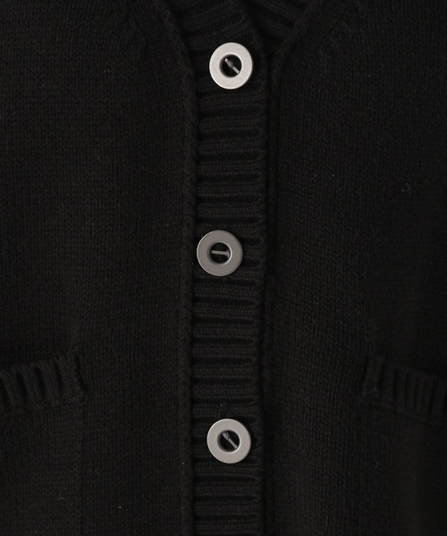 niko and...（ニコアンド）の「洗えるニコミリＶネックカーディガン（カーディガン/ボレロ・レディース・ブラック/レッド/アイボリー/イエロー/カーキ・SHORT/BIG(L)）」の17枚目の写真