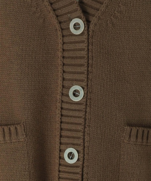 niko and...（ニコアンド）の「洗えるニコミリＶネックカーディガン（カーディガン/ボレロ・レディース・ブラック/レッド/アイボリー/イエロー/カーキ・SHORT/BIG(L)）」の11枚目の写真