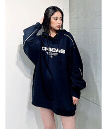 GYDA | CHICASアームラインスウェットパーカー(パーカー)