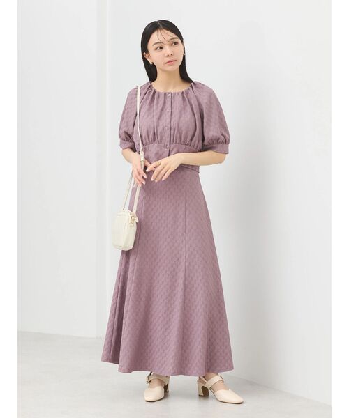 earth music&ecology（アースミュージックアンドエコロジー）の「ジャガードフレアスカート（スカート・レディース・ブルー/ブラック/ピンク・FREE）」の21枚目の写真