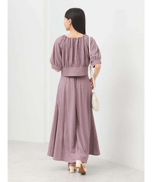 earth music&ecology（アースミュージックアンドエコロジー）の「ジャガードフレアスカート（スカート・レディース・ブルー/ブラック/ピンク・FREE）」の19枚目の写真