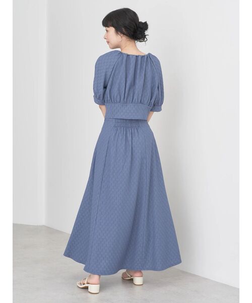 earth music&ecology（アースミュージックアンドエコロジー）の「ジャガードフレアスカート（スカート・レディース・ブルー/ブラック/ピンク・FREE）」の15枚目の写真