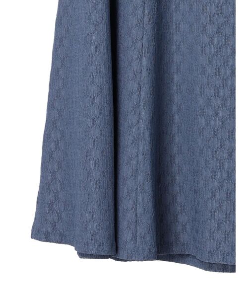 earth music&ecology（アースミュージックアンドエコロジー）の「ジャガードフレアスカート（スカート・レディース・ブルー/ブラック/ピンク・FREE）」の8枚目の写真