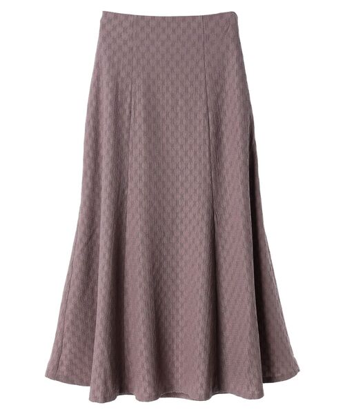 earth music&ecology（アースミュージックアンドエコロジー）の「ジャガードフレアスカート（スカート・レディース・ブルー/ブラック/ピンク・FREE）」の5枚目の写真