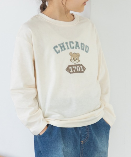 pairmanon（ペアマノン）の「【かぞくおそろい】オリジナル プリント ロゴ イラスト グラフィック 長袖 Tシャツ（Tシャツ/カットソー・キッズ・ベージュ系その他6/グリーン系その他/ホワイト系その他4/ブラック系その他2/ベージュ系その他2/ベージュ系その他/ピンク系その他2/ピンク系その他/パープル系その他/ホワイト系その他3/ピンク/ブラック系その他/ブルー系その他2/ホワイト系その他2/ホワイト系その他/パープル系その他2/テラコッタ/ミント/ブラック系その他3/ブルー系その他・120/100/110/140/130/90/150/80）」の21枚目の写真