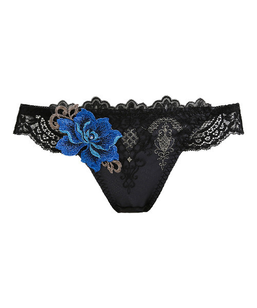 HIMICO（ヒミコ）の「【華やかな異国情緒漂う 016series】Esoticita Rosa ショーツ スタンダード（ショーツ・レディース・ターコイズブルー/オフホワイト/ブラック/グリーン/ブラウン/グレー・MEDIUM/LARGE）」の3枚目の写真