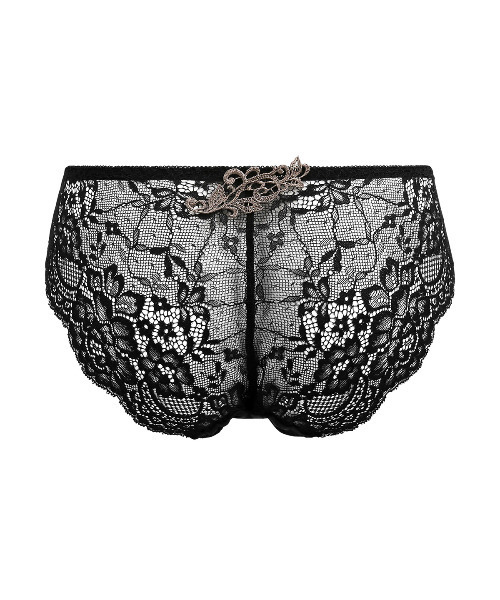 HIMICO（ヒミコ）の「【華やかな異国情緒漂う 016series】Esoticita Rosa ショーツ スタンダード（ショーツ・レディース・ターコイズブルー/オフホワイト/ブラック/グリーン/ブラウン/グレー・MEDIUM/LARGE）」の9枚目の写真