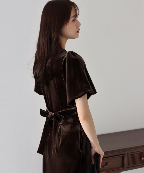 BONNE ボンヌ ワンピース バルーンスリーブワンピース 新品 epine BONNE ボンヌ ワンピース バルーンスリーブワンピース epine
