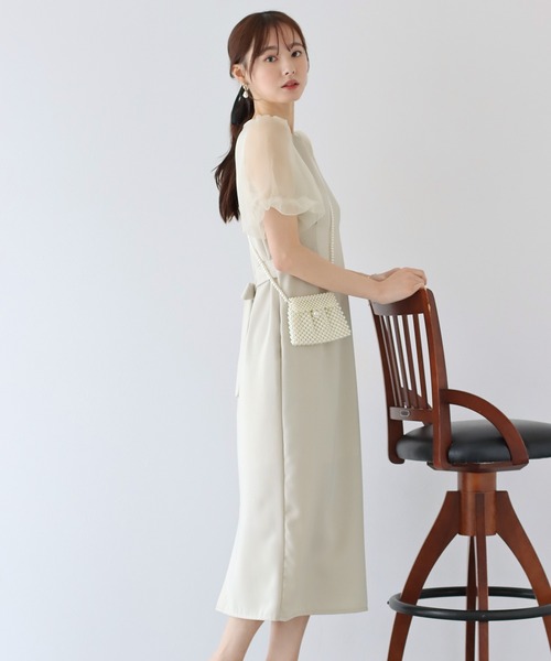 【I AM MARI】ジャガード ベルトSET バルーン ワンピース 楽天市場】【送料無料】アイアムマリ【I AM MARI】Belporin