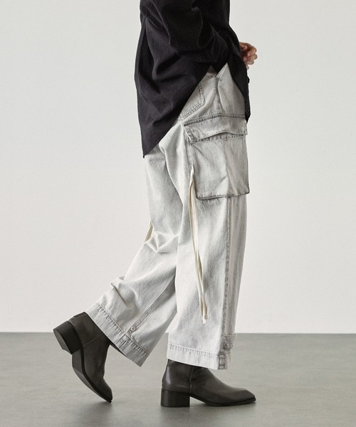 【セール】ハイソールスクエアトゥバックジップヒールブーツ（ブーツ）｜EMMA CLOTHES（エマクローズ）