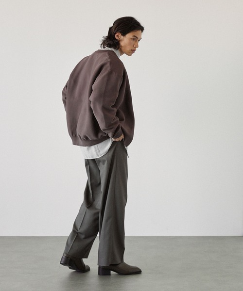 【セール】ハイソールスクエアトゥバックジップヒールブーツ（ブーツ）｜EMMA CLOTHES（エマクローズ）