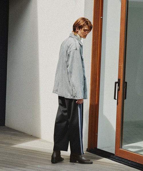 【セール】ハイソールスクエアトゥバックジップヒールブーツ（ブーツ）｜EMMA CLOTHES（エマクローズ）