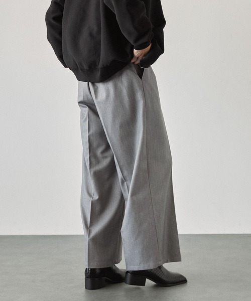 【セール】ハイソールスクエアトゥバックジップヒールブーツ（ブーツ）｜EMMA CLOTHES（エマクローズ）