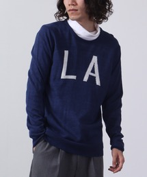 Logo crew neck knit / ロゴクルーネックニット unisex
