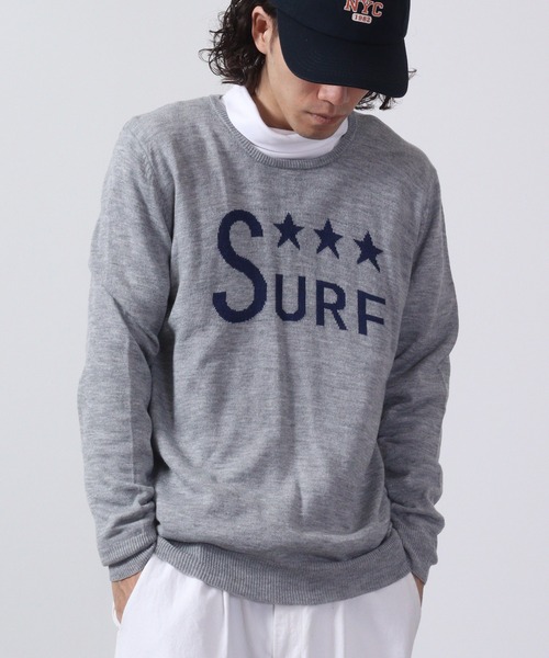 FUNALIVE(ファンアライブ)の「Logo crew neck knit / ロゴクルーネックニット unisex(ニット/セーター・メンズ・ネイビー/グレー系/ブラック/ブラック系/杢グレー/ベージュ/ベージュ系/チャコール/ネイビー系1/ブラック系1/チャコールグレー/ネイビー系・L/LL/M)」の5枚目の写真