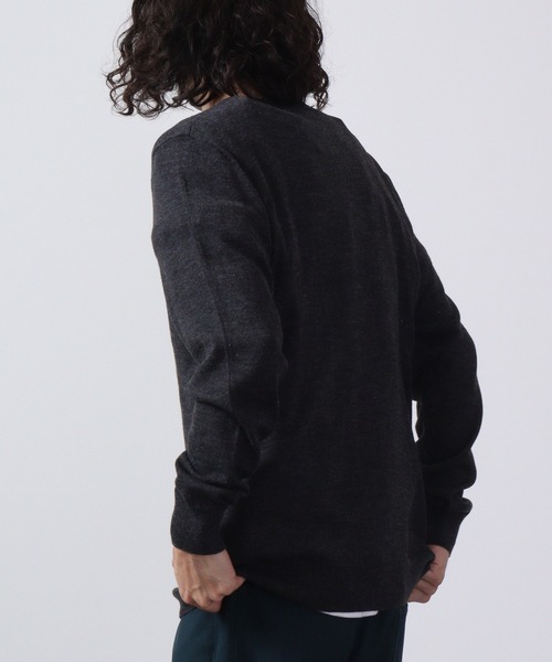 FUNALIVE(ファンアライブ)の「Logo crew neck knit / ロゴクルーネックニット unisex(ニット/セーター・メンズ・ネイビー/グレー系/ブラック/ブラック系/杢グレー/ベージュ/ベージュ系/チャコール/ネイビー系1/ブラック系1/チャコールグレー/ネイビー系・L/LL/M)」の13枚目の写真