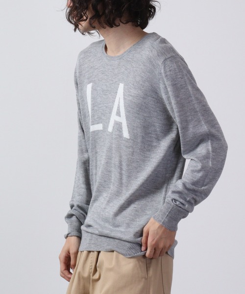 FUNALIVE(ファンアライブ)の「Logo crew neck knit / ロゴクルーネックニット unisex(ニット/セーター・メンズ・ネイビー/グレー系/ブラック/ブラック系/杢グレー/ベージュ/ベージュ系/チャコール/ネイビー系1/ブラック系1/チャコールグレー/ネイビー系・L/LL/M)」の22枚目の写真