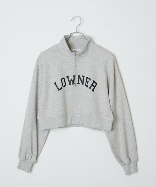 WEGO(ウィゴー)の「WEGO/ハーフジップショートスウェット(スウェット・レディース・スミクロ/ダークグリーン/杢グレー/オフホワイト/ネイビー/その他1/その他2/その他3/その他4/その他5/その他6/グリーン・FREE)」の15枚目の写真