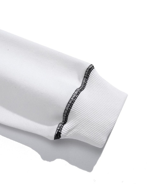 HOOK -original- ゼブラ模様ハートパッチ飾りステッチスウェット（スウェット）｜HOOK（フック）