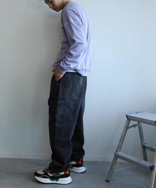 HOOK -original- ゼブラ模様ハートパッチ飾りステッチスウェット（スウェット）｜HOOK（フック）